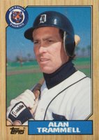 1987 Topps Tiffany #687 Alan Trammell Baseball Card