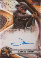 2024 Bowman's Best Best of 2024 Autographs #B24LD Leo de Vries Refractor Baseball Card