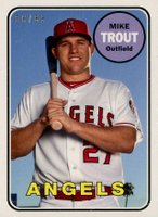 2019 Topps Transcendent VIP Party Mike Trout Through the Years #1969 Mike Trout Baseball Card