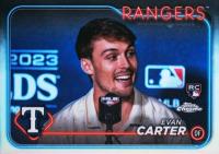 2024 Topps Chrome #136 Evan Carter Ssp Baseball Card