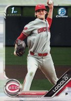 2019 Bowman Draft #BDC189 Nick Lodolo Chrome-Holding Ball Baseball Card