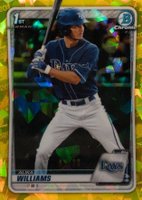 2020 Bowman Draft Chrome Sapphire Edition #BD136 Alika Williams Yellow Baseball Card