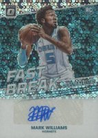 2022 Panini Donruss Optic Fast Break Signatures #FBSMWL Mark Williams Basketball Card