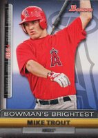 2011 Bowman Bowman's Brightest #BBR6 Mike Trout Baseball Card