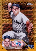2023 Topps Gilded Collection #143 Yogi Berra Wave Gold Etch Baseball Card