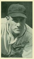 1936 Goudey Premiums-Type 1-Wide Pen # Chuck Klein Portrait Baseball Card