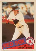 1985 Topps Tiffany #580 Dwight Evans Baseball Card