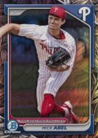 2024 Bowman Draft #BDC78 Mick Abel Chrome-Sunflower Seeds Refractor Baseball Card