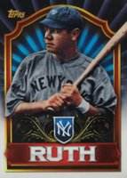 2011 Topps Value Box Chrome Refractor #MBC3 Babe Ruth Baseball Card