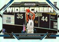 2023 Panini Prizm Draft Picks Widescreen #3 Scoot Henderson Silver Basketball Card