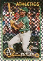 2024 Topps Chrome #5 Lawrence Butler X-Fractor Baseball Card
