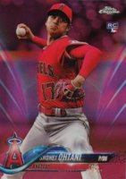 2018 Topps Chrome Update #HMT1 Shohei Ohtani Pink Refractor Baseball Card