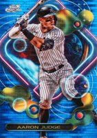 2023 Topps Cosmic Chrome #62 Aaron Judge Blue Moon Baseball Card