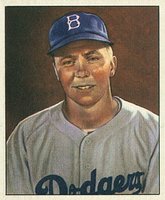 1950 Bowman #21 Pee Wee Reese Baseball Card