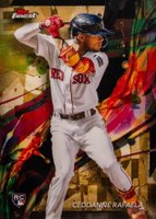 2024 Topps Finest #18 Ceddanne Rafaela Gold Refractor Baseball Card