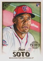 2018 Topps Gallery #126 Juan Soto Private Issue Baseball Card