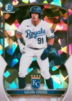 2023 Bowman Chrome Prospects #BCP109 Gavin Cross Atomic Refractor Baseball Card