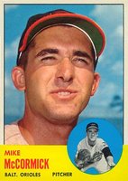 1963 Topps #563 Mike McCormick Baseball Card