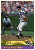 1984 Donruss #76 Chuck Rainey Baseball Card