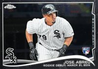 2014 Topps Chrome Update #MB-41 Jose Abreu Baseball Card