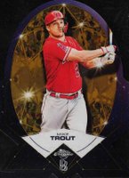 2020 Ben Baller Chrome Ben's Diamond Die-Cuts #BDC1 Mike Trout Gold Refractor Baseball Card