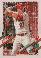 2021 Topps Holiday #HW27 Mike Trout Baseball Card