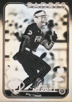 2024 Topps Chrome #207 Jackson Merrill Negative Refractor Baseball Card