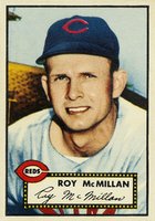 1952 Topps #137 Roy McMillan Cream back Baseball Card