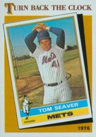 1986 Topps #402 Tom Seaver Turn Back The Clock Baseball Card