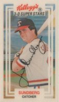 1983 Kellogg's #38 Jim Sundberg Baseball Card