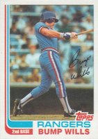 1982 Topps #272 Bump Wills Baseball Card