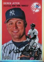 2023 Topps Chrome Platinum Anniversary #396 Derek Jeter Refractor Baseball Card