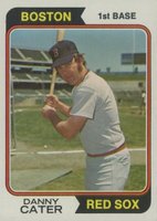1974 Topps #543 Danny Cater Baseball Card