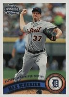 2011 Topps #33 Max Scherzer Factory Set Limited Edition Baseball Card