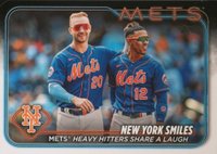 2024 Topps #38 Francisco Lindor/Pete Alonso Baseball Card