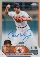 2023 Topps Chrome Update Chrome Legends Autograph #CR Cal Ripken Jr. Baseball Card