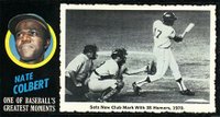 1971 Topps Greatest Moments #28 Nate Colbert Baseball Card