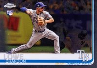 2019 Topps Chrome #151 Brandon Lowe Baseball Card