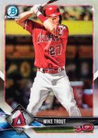 2018 Bowman Chrome #37 Mike Trout Refractor Baseball Card
