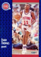 1991 Fleer #64 Isiah Thomas Basketball Card