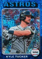 2024 Topps Heritage #304 Kyle Tucker Chrome-Blue Sparkle Baseball Card