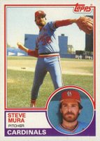 1983 Topps #24 Steve Mura Baseball Card