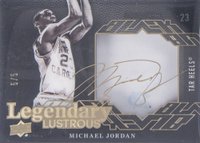 2013 Upper Deck Black Legendary Lustrous Signatures #LL-MI Michael Jordan Gold Spectrum Basketball Card