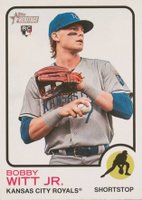 2022 Topps Heritage #520 Bobby Witt Jr. Image Variation Baseball Card
