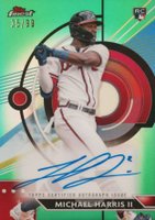 2023 Topps Finest Finest Autographs #MH Michael Harris II Green Baseball Card
