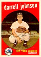1959 Topps #533 Darrell Johnson Baseball Card
