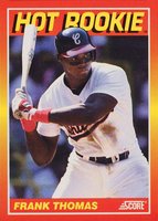 1991 Score Hot Rookies #4 Frank Thomas Baseball Card