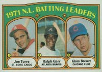 1972 Topps #85 N.L. Batting Leaders Baseball Card