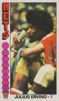 1976 Topps #1 Julius Erving Basketball Card