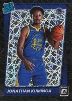 2021 Panini Donruss Optic #190 Jonathan Kuminga Black Velocity Basketball Card
